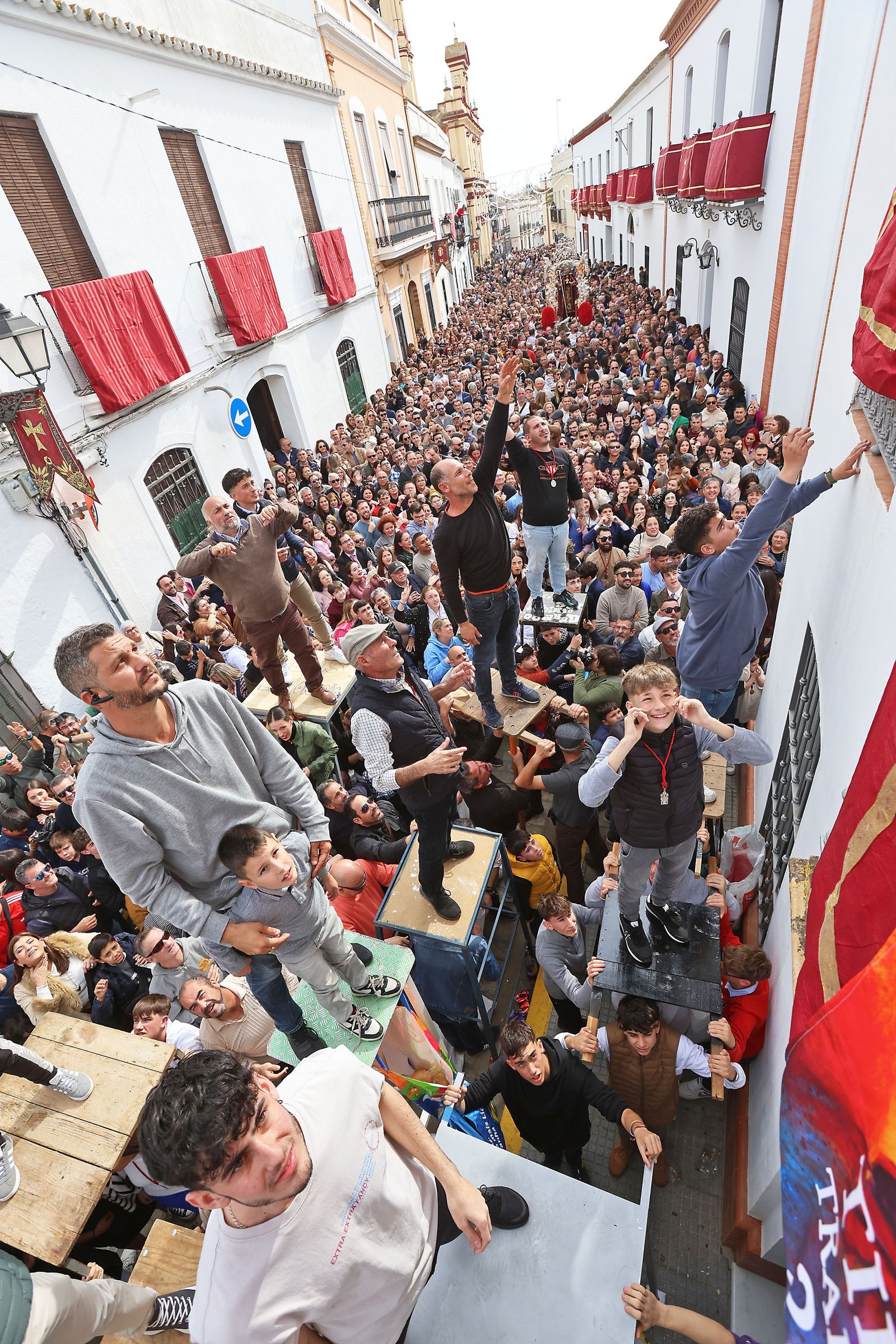 Imágenes de las tiradas de San Antonio Abad en Trigueros