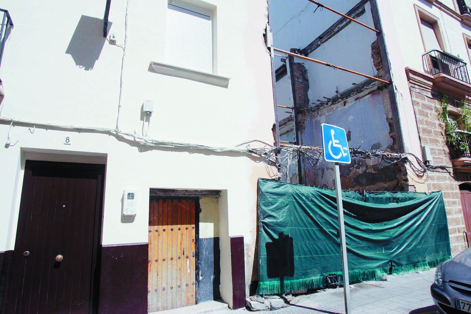 Una finca expropiada en 2009 en la calle Puerto Chico.