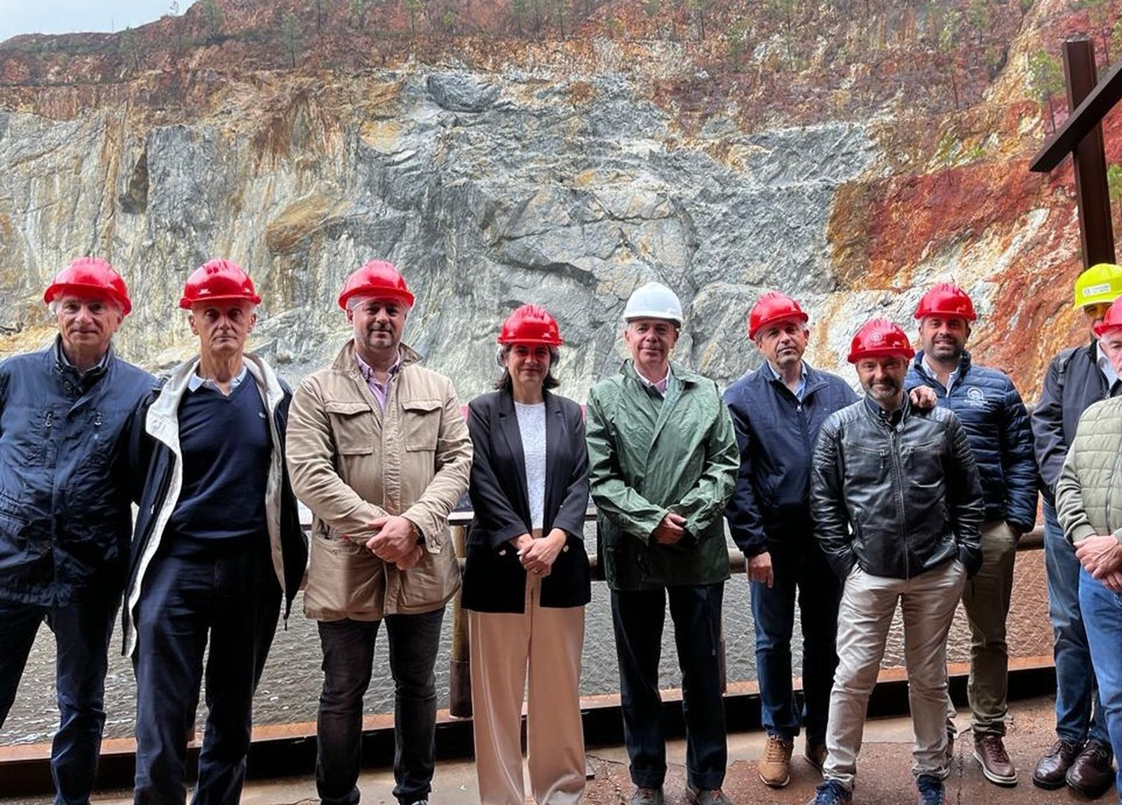Una delegación de Macael visita Minas de Riotinto.