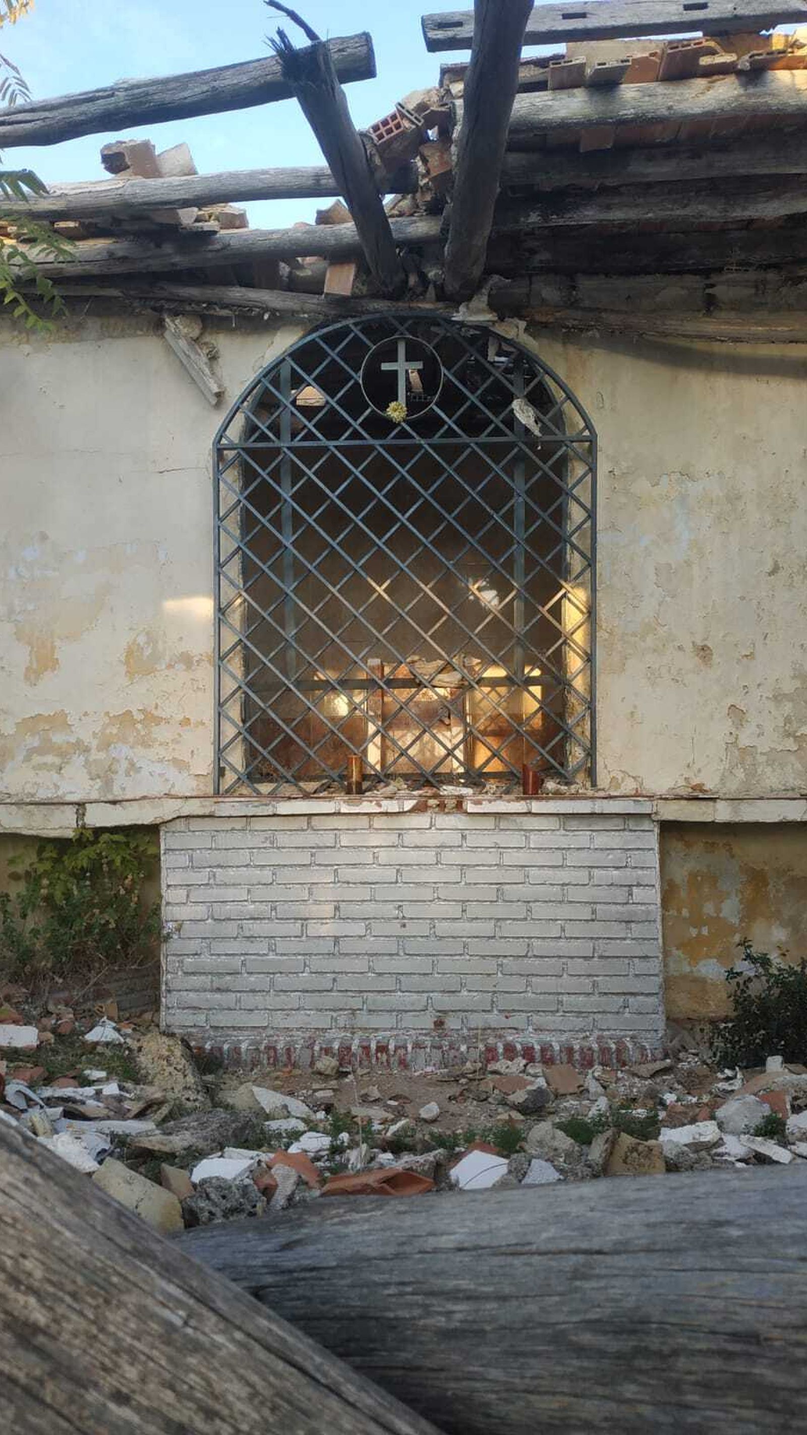 Imagen de la ermita en su estado actual.