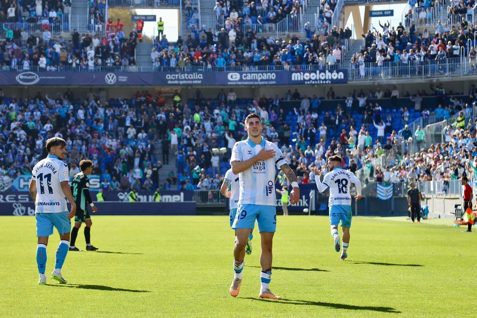 El Málaga CF - Atlético Baleares, en fotos
