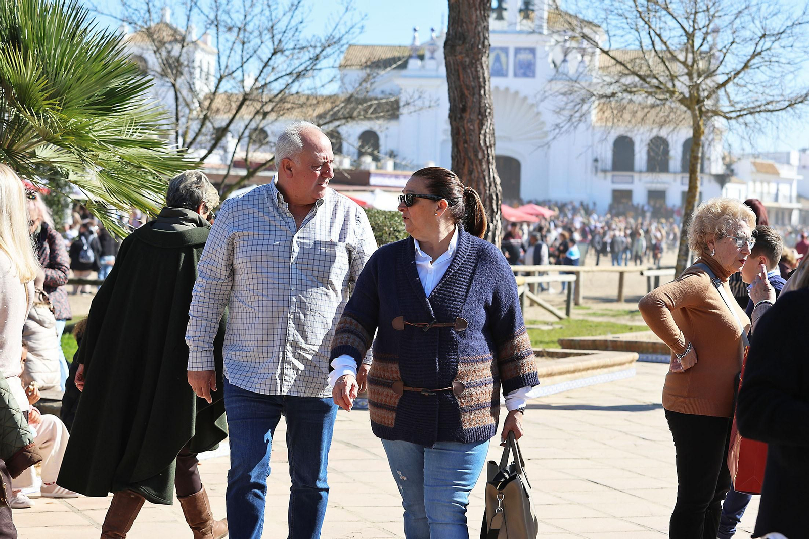 Imágenes del ambiente en la aldea del Rocío en la Candelaria 2024