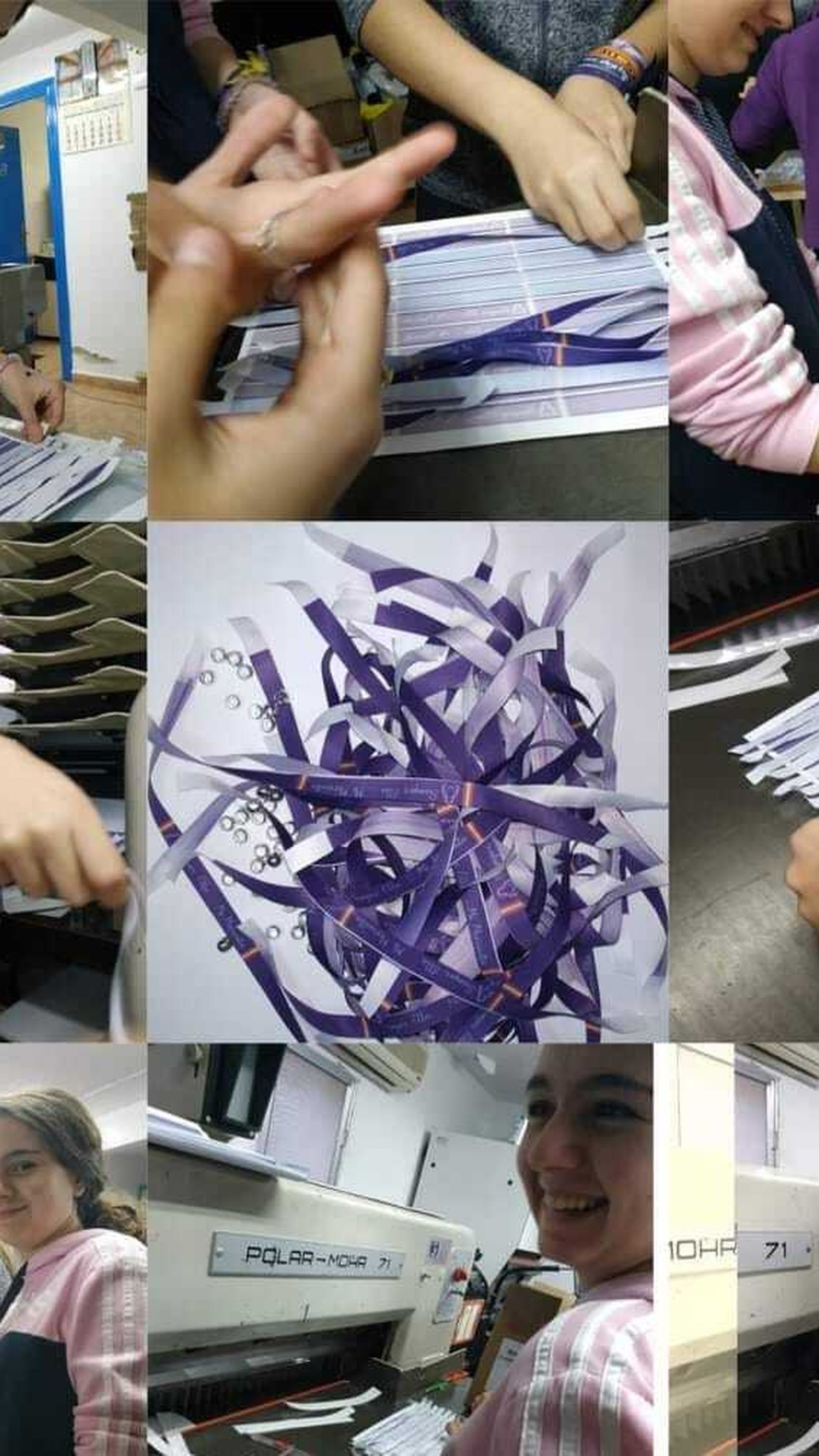 Los más jóvenes se implican en recaudar dinero.