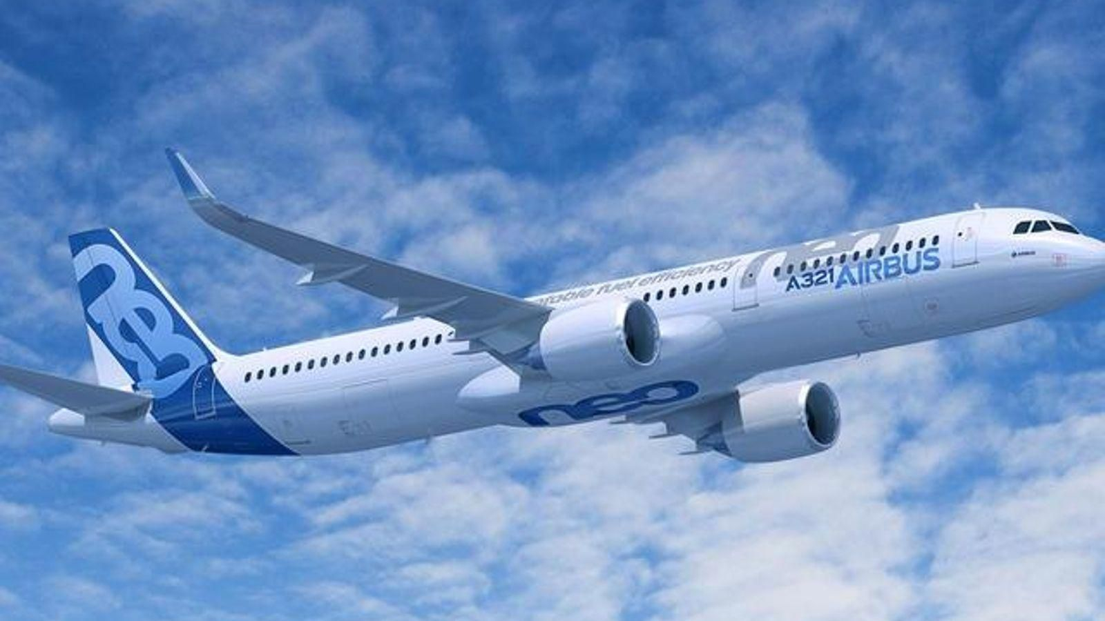 Avión A-321 Neo de Airbus.