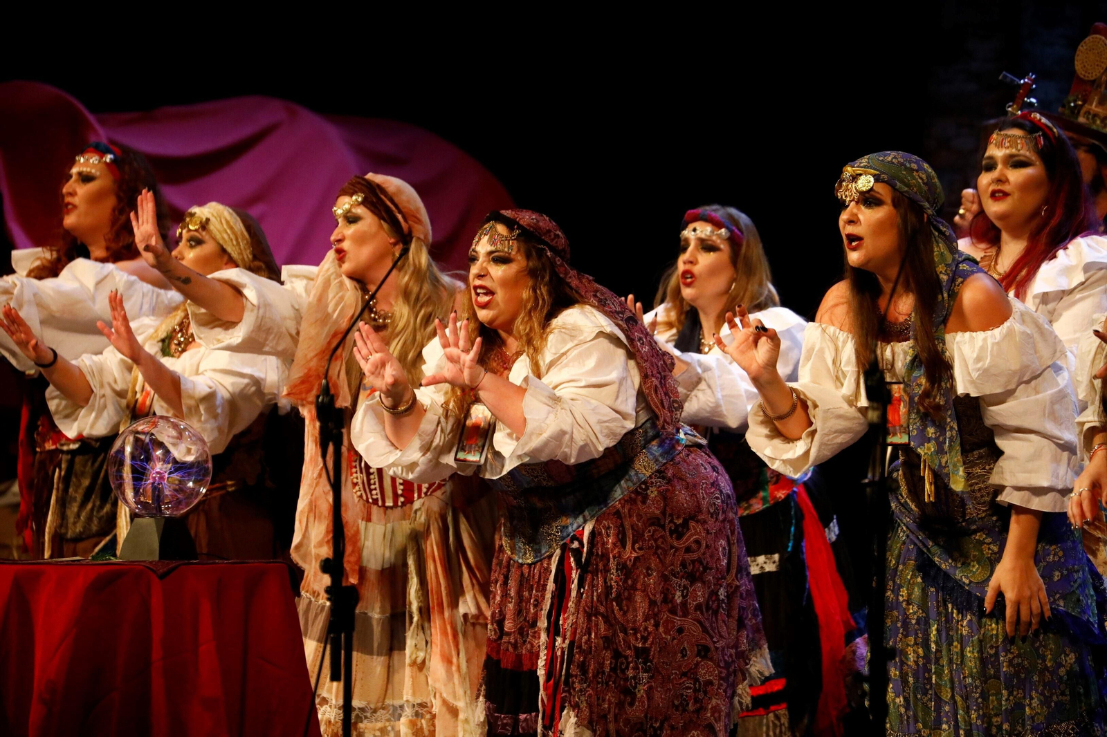 Las imágenes de la última sesión de preliminares del Concurso de Agrupaciones del Carnaval de Córdoba