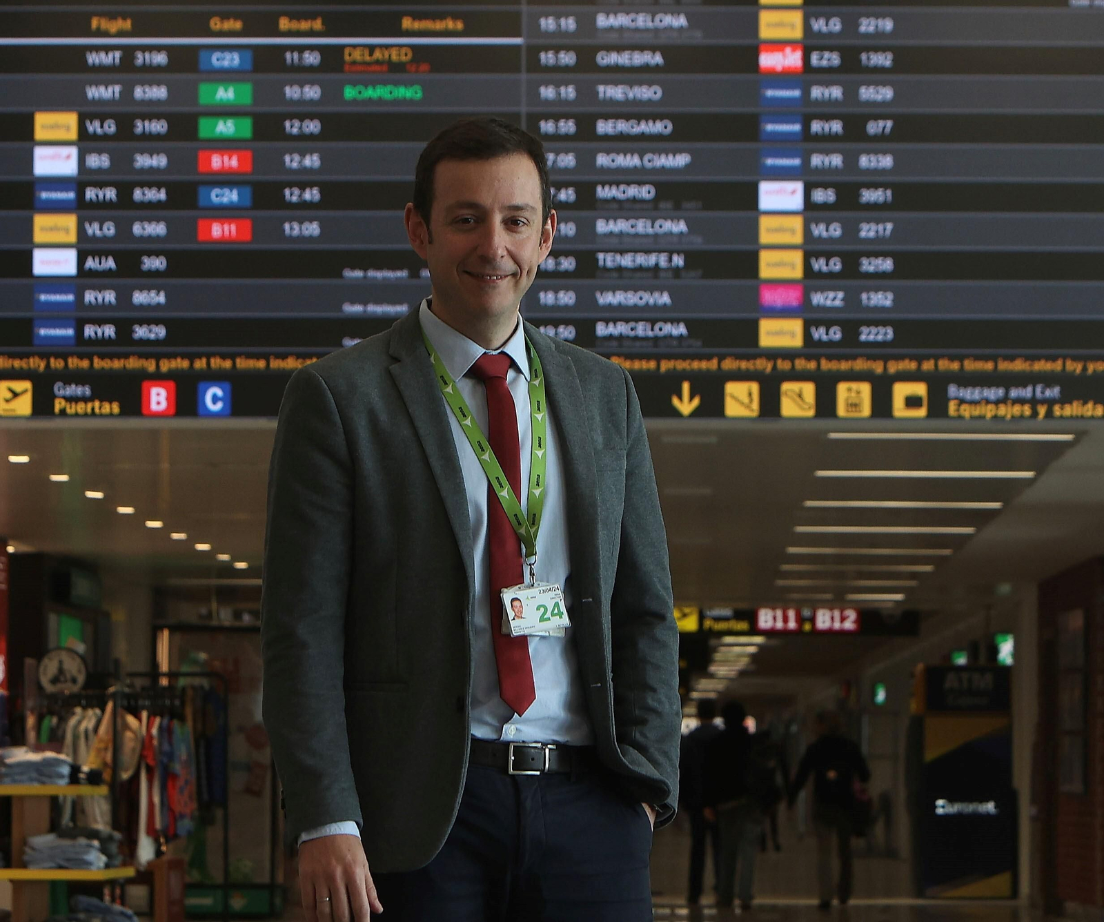 Sergio Millanes, director del Aeropuerto de Sevilla