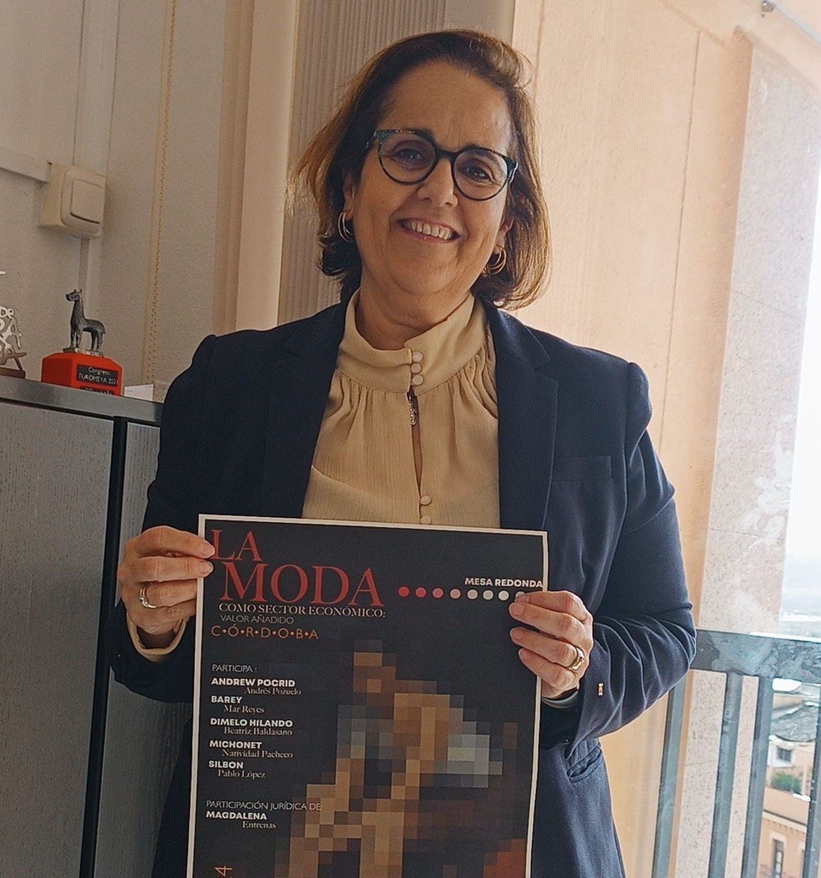 La presidenta del Imdeec, Blanca Torrent, presenta el encuentro.