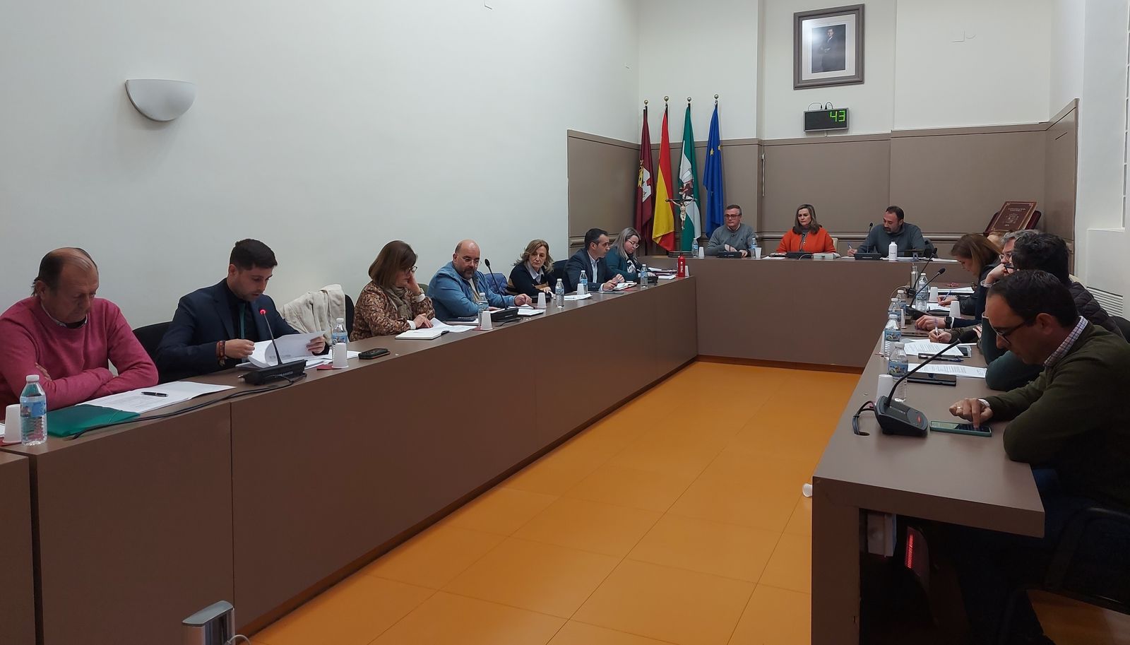 El Pleno del Ayuntamiento de Baena.