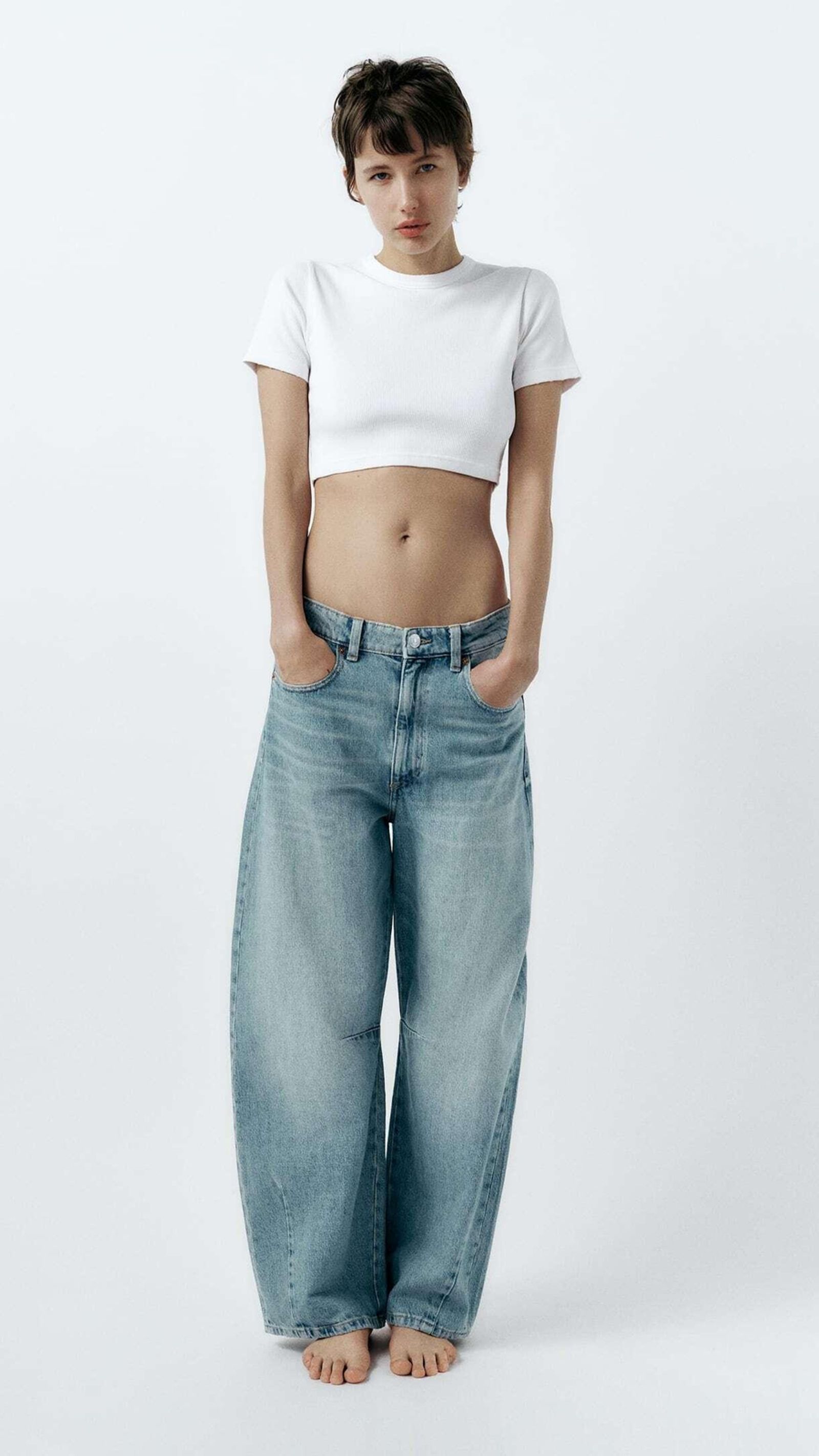 Vaqueros de Zara baggy ballon.