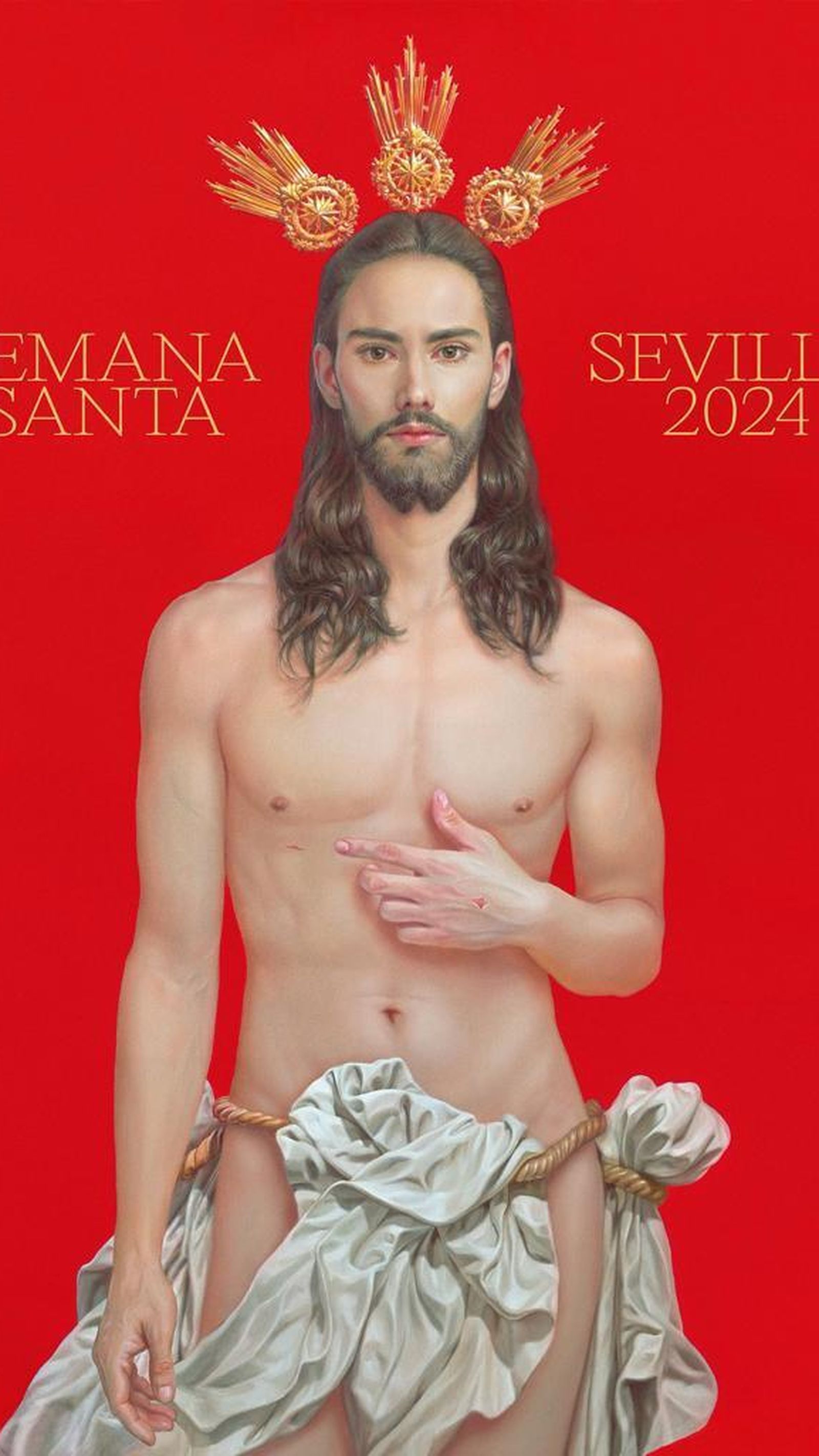 Cartel de la Semana Santa de Sevilla 2024.