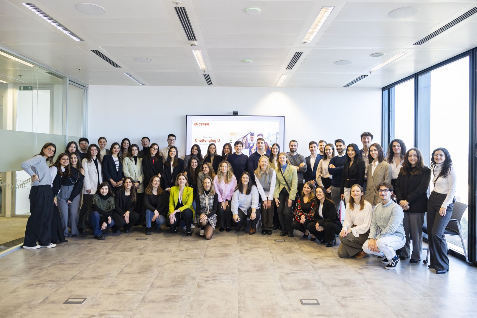 Jóvenes integrantes del programa de Cepsa.