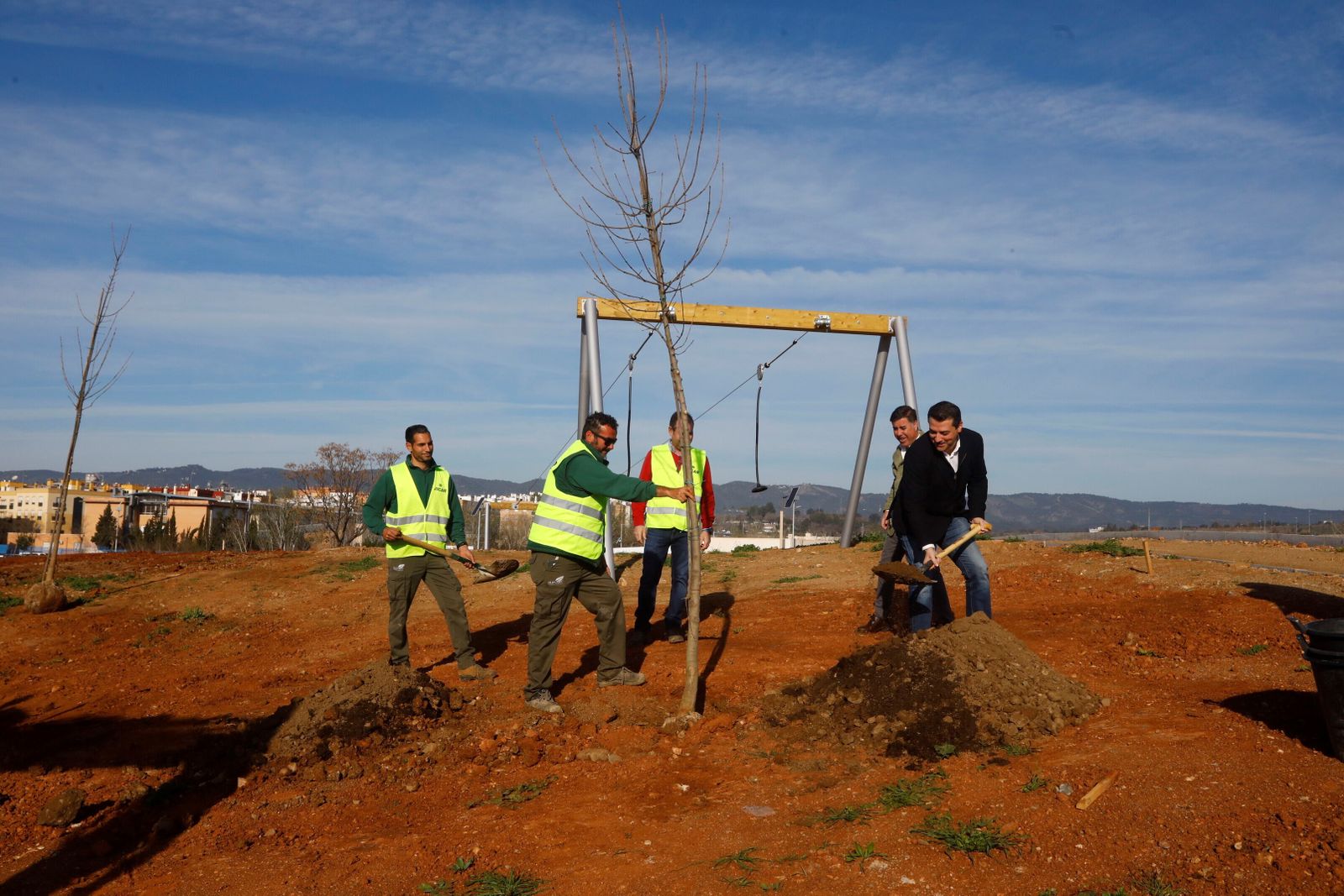 Así avanzan las obras de la segunda fase del parque de Levante de Córdoba, en imágenes