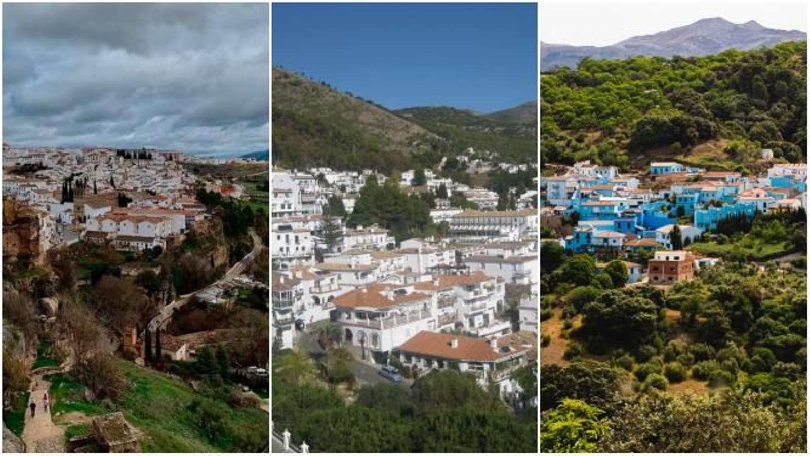 Ronda, Mijas y Júzcar, las joyas escondidas de Málaga.