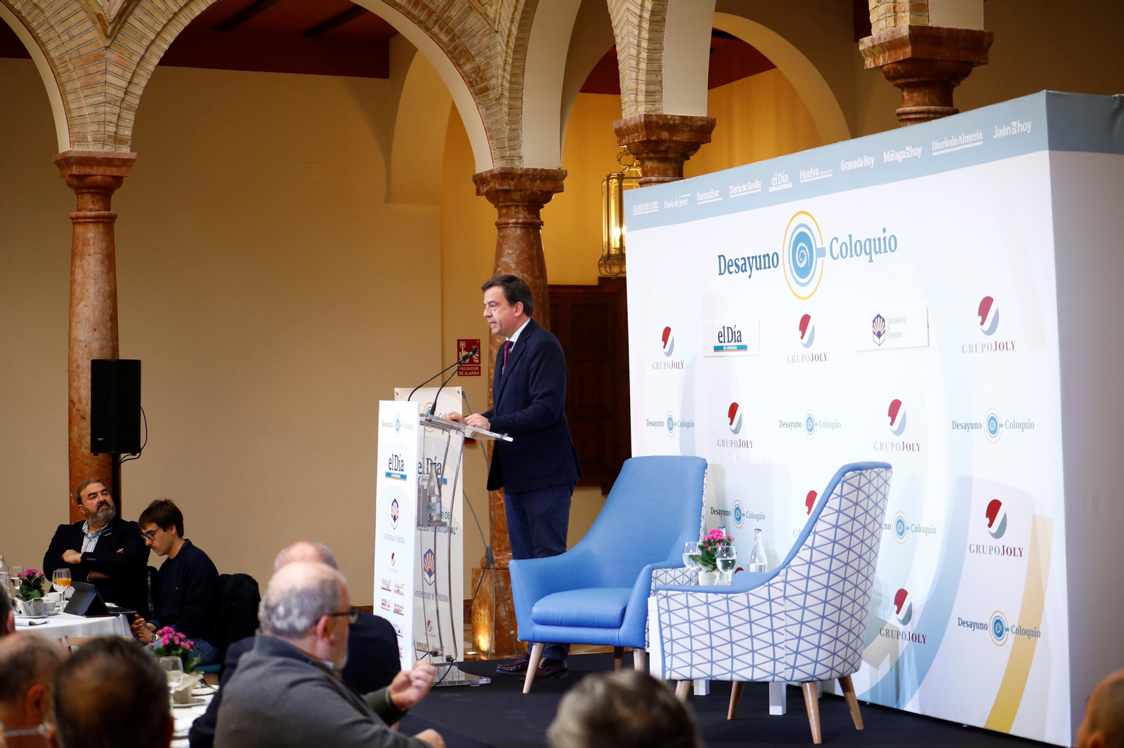 El rector de la Universidad de Córdoba, Manuel Torralbo, habla sobre los centros territoriales