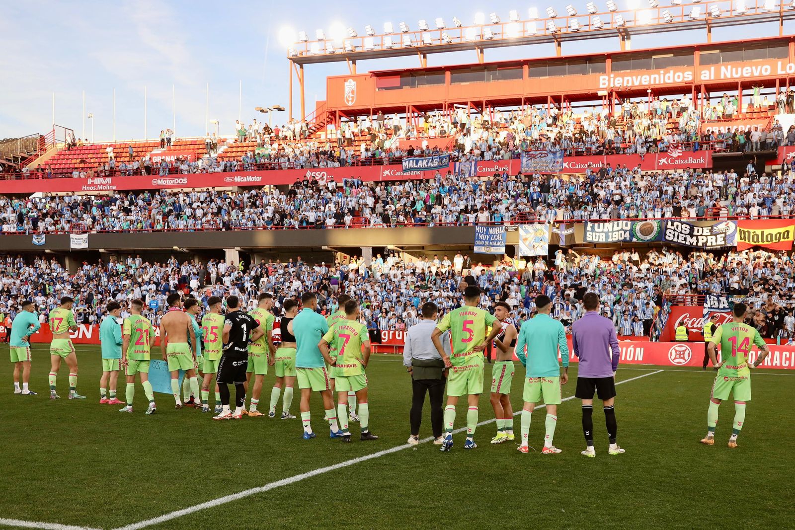 Las fotos del Recreativo Granada - Málaga CF