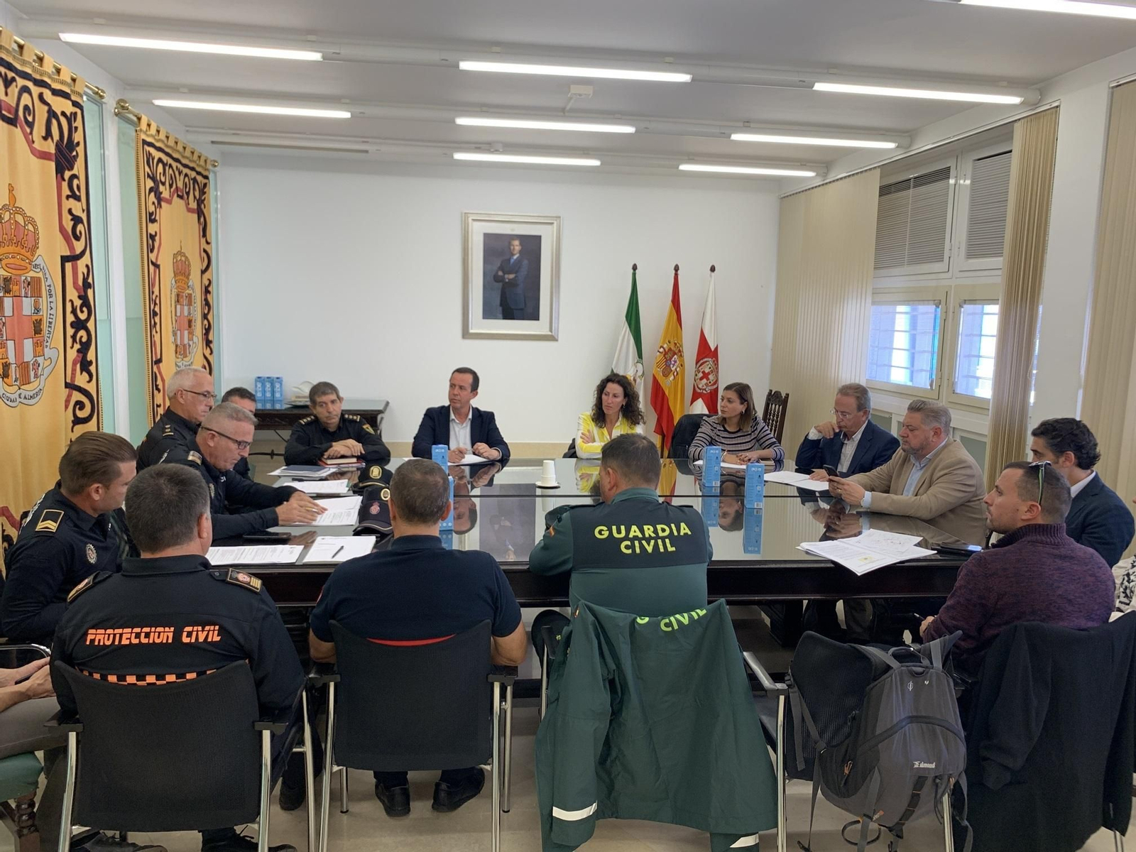 Reunión de la Junta de Seguridad.