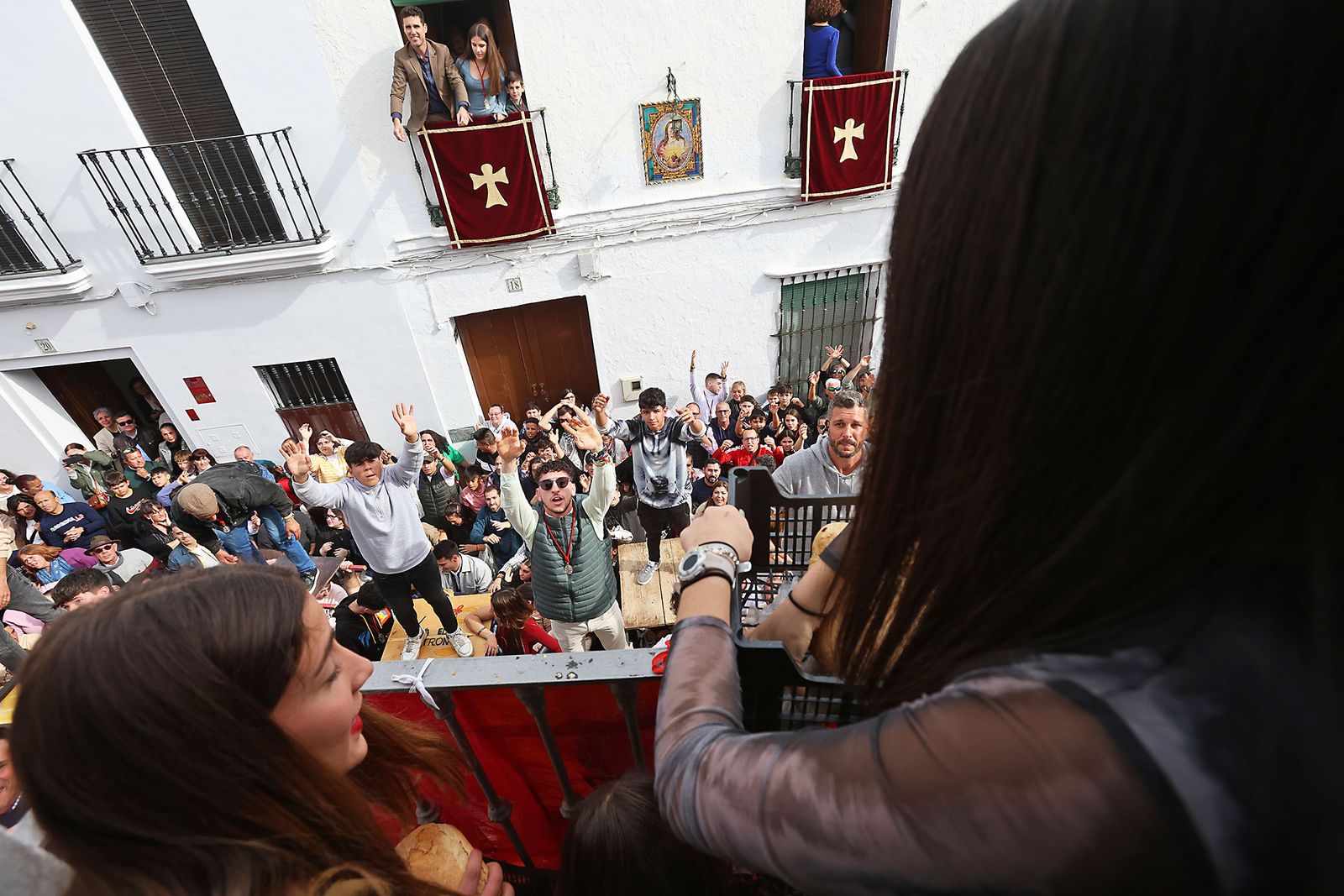 Imágenes de las tiradas de San Antonio Abad en Trigueros