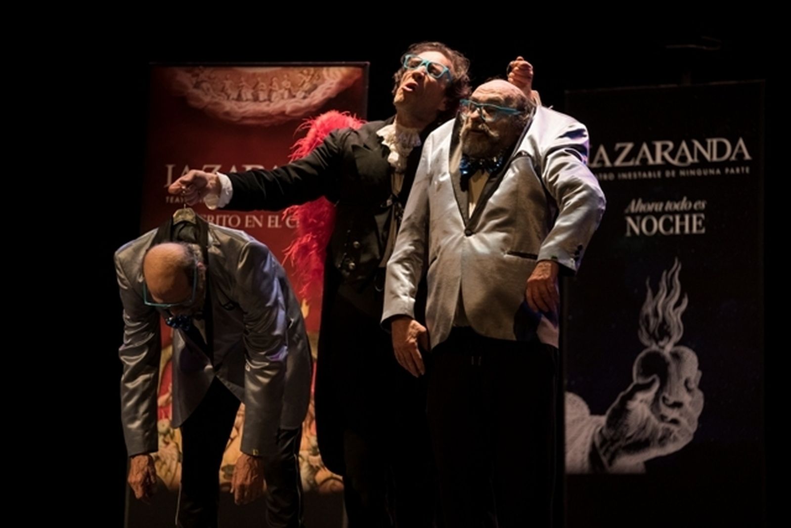 Gaspar Campuzano, Enrique Bustos y Francisco Sánchez, protagonistas de la última producción de La Zaranda