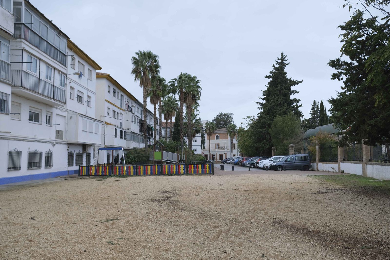 Parcela conocida como Campo del Nene que será reconvertida en aparcamiento.