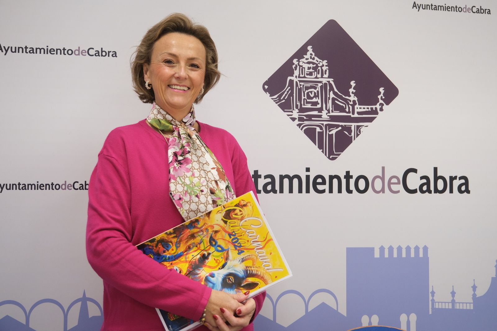 La delegada de Feria y Fiestas del Ayuntamiento de Cabra, Rosi Lama.
