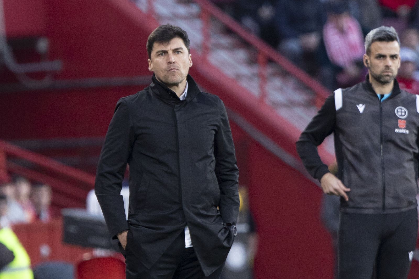 Medina, durante el partido