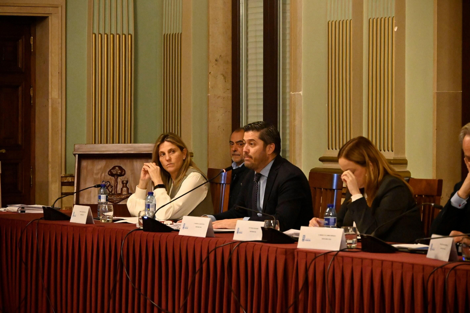 Francisco Baluffo, en el pleno ordinario del Ayuntamiento de Huelva.