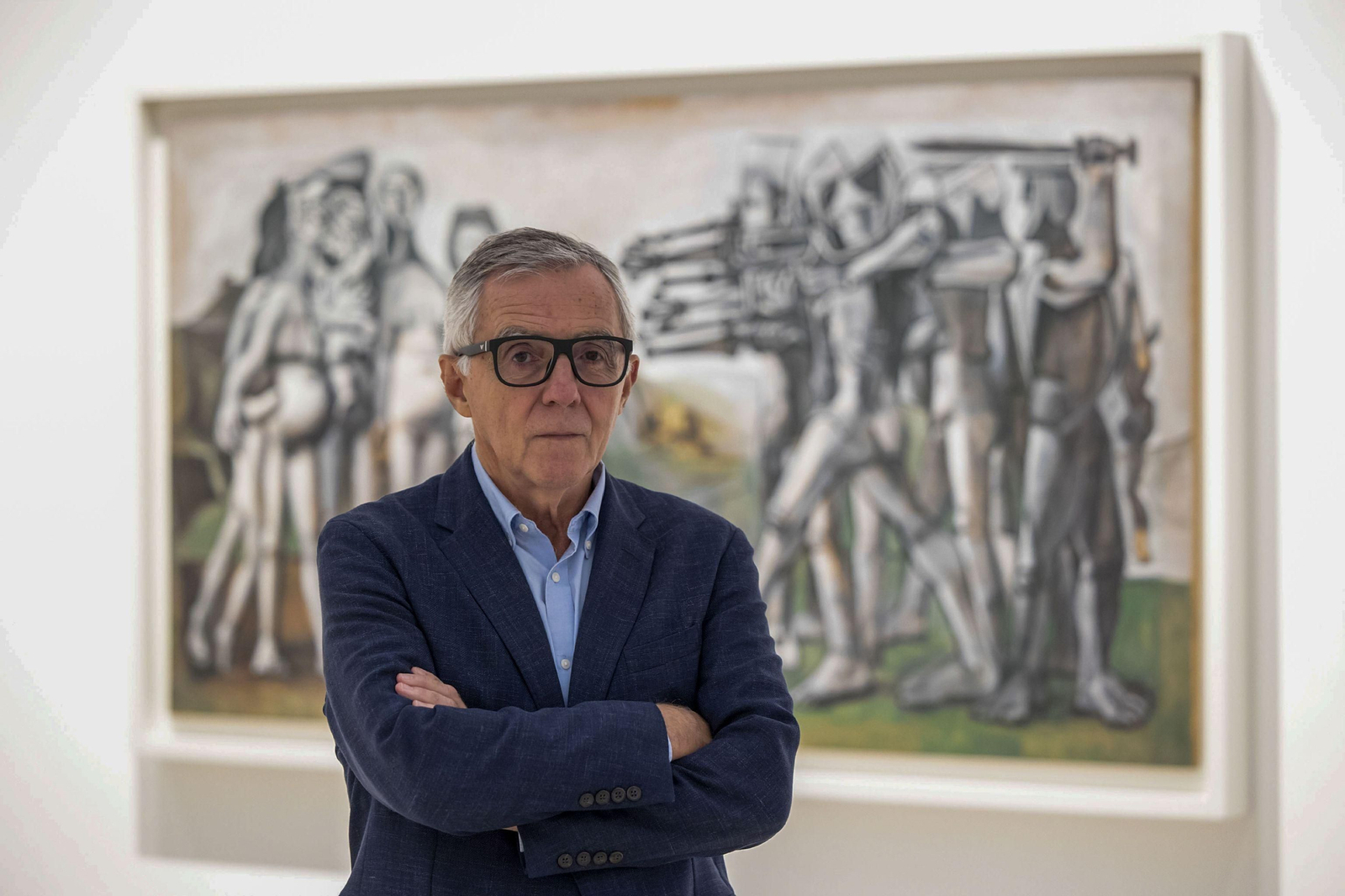 El director artístico del Museo Picasso de Málaga , José Lebrero.