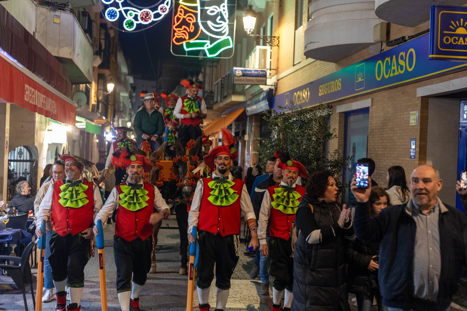 Ambiente en la primera jornada de preliminares del Carnaval Colombino
