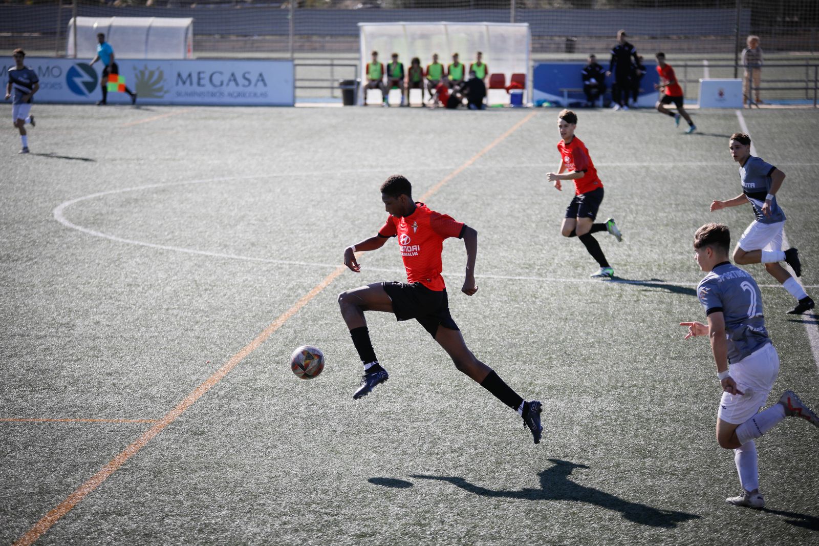 Imágenes del partido entre la Cañada y el Sporting Atlético