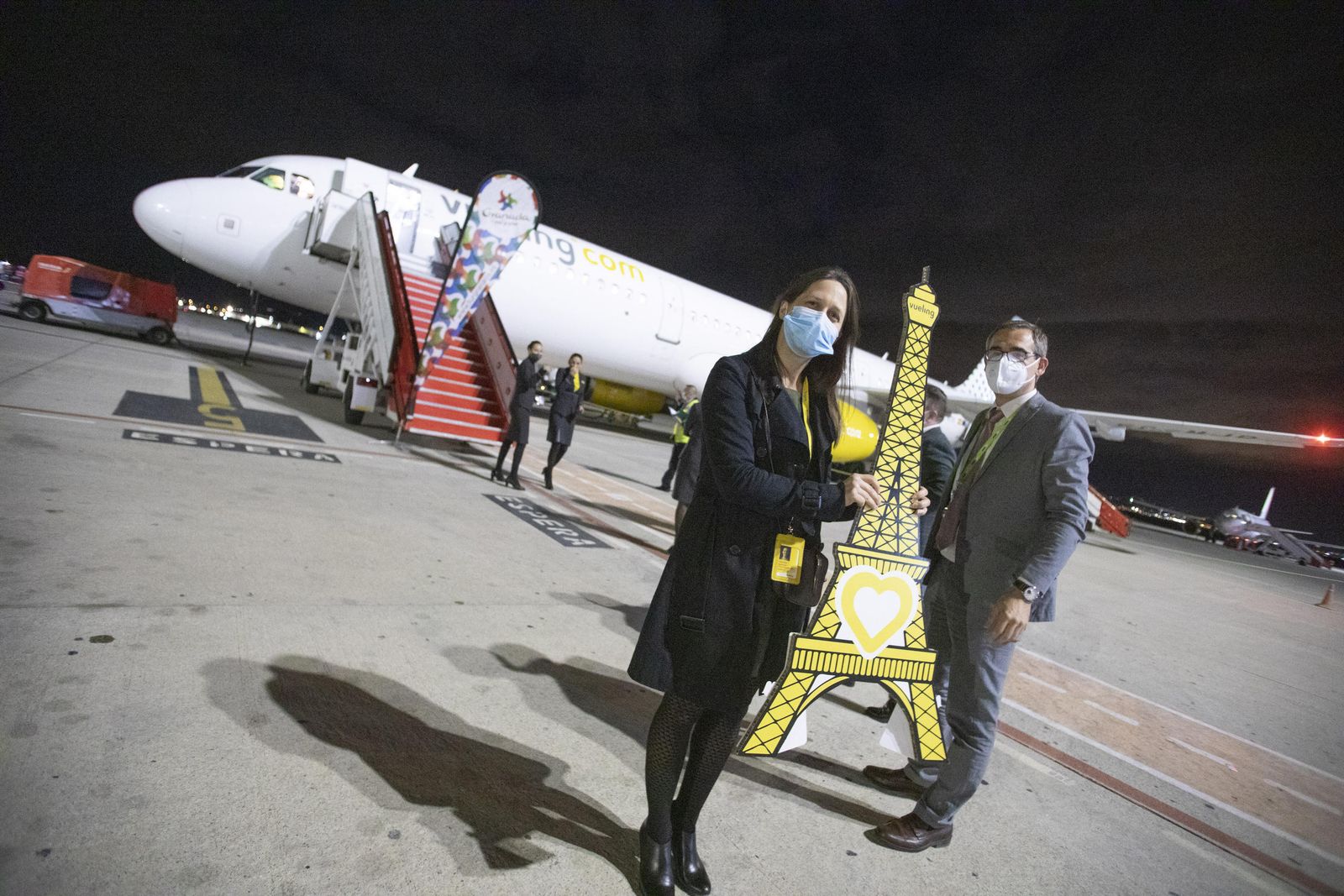 Promoción de París tras la llegada de los vuelos a Granada