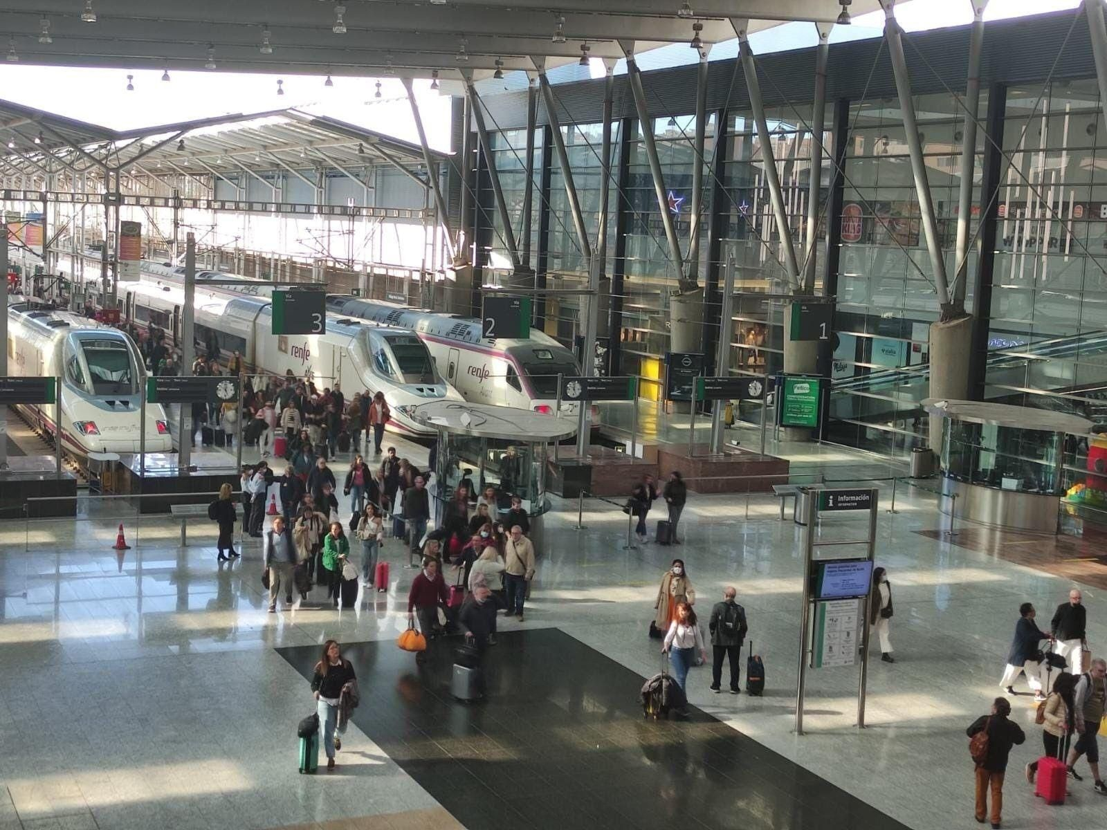 Imagen de archivo de la estación María Zambrano en Málaga