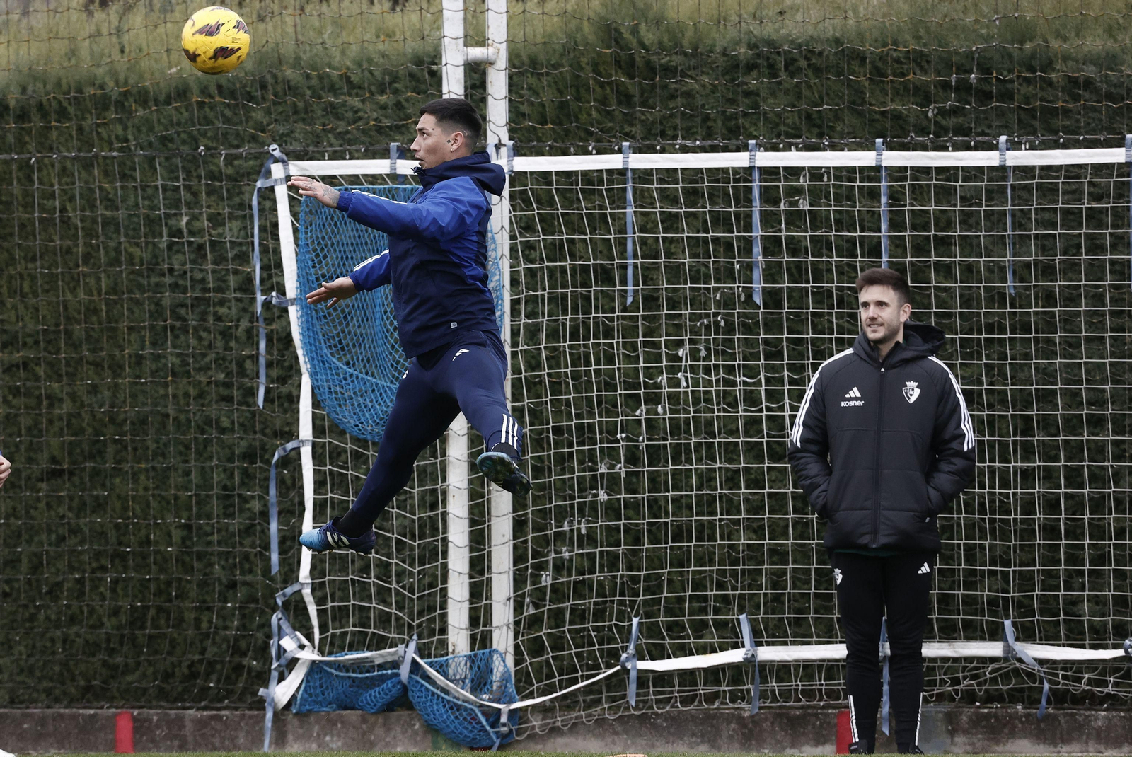 El Chimy Ávila, en un ejercicio reciente en un entrenamiento.