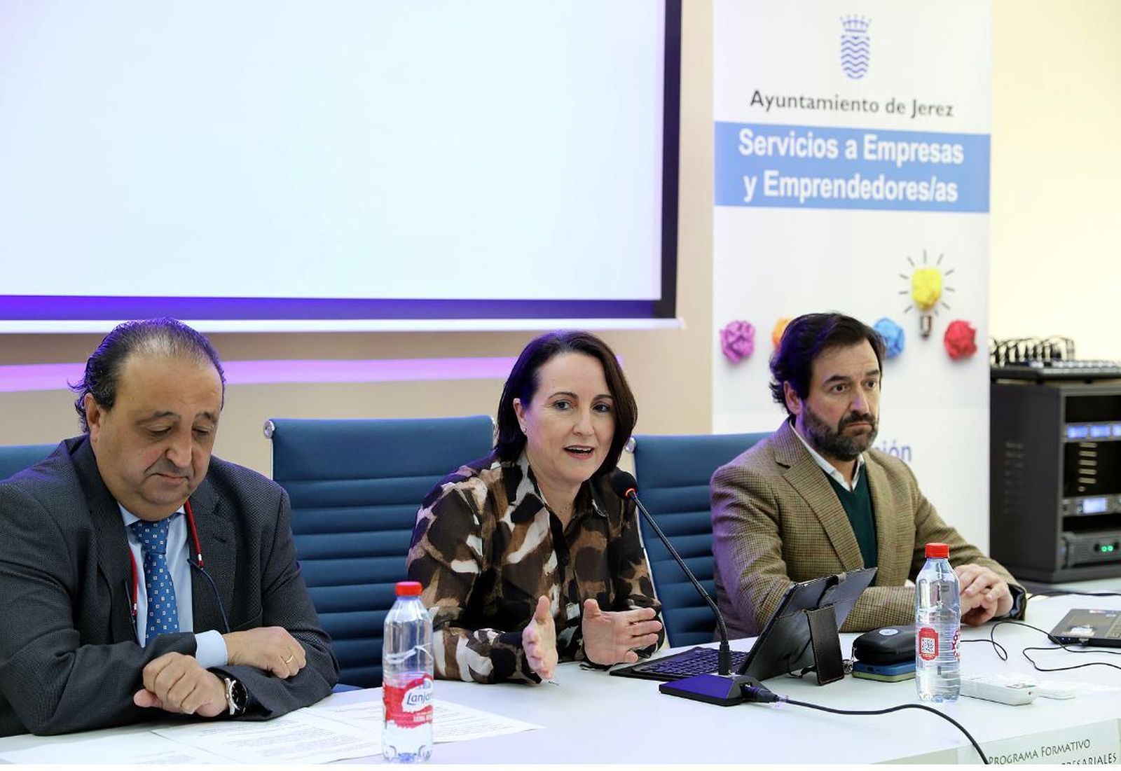 Francisco Zurita, Nela García y Manolo Romero Bejarano