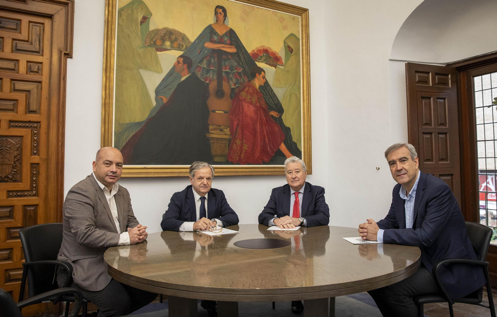 Firma del convenio de colaboración entre la Diputación de Córdoba y la Fundación Gala.