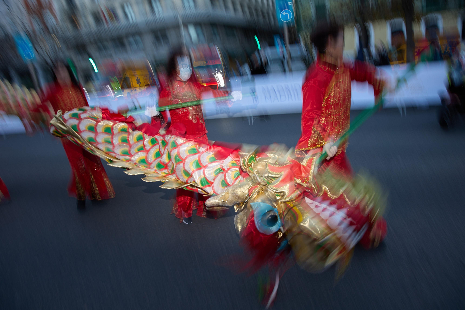 Imagen de archivo de un desfile con motivo del Año Nuevo Chino