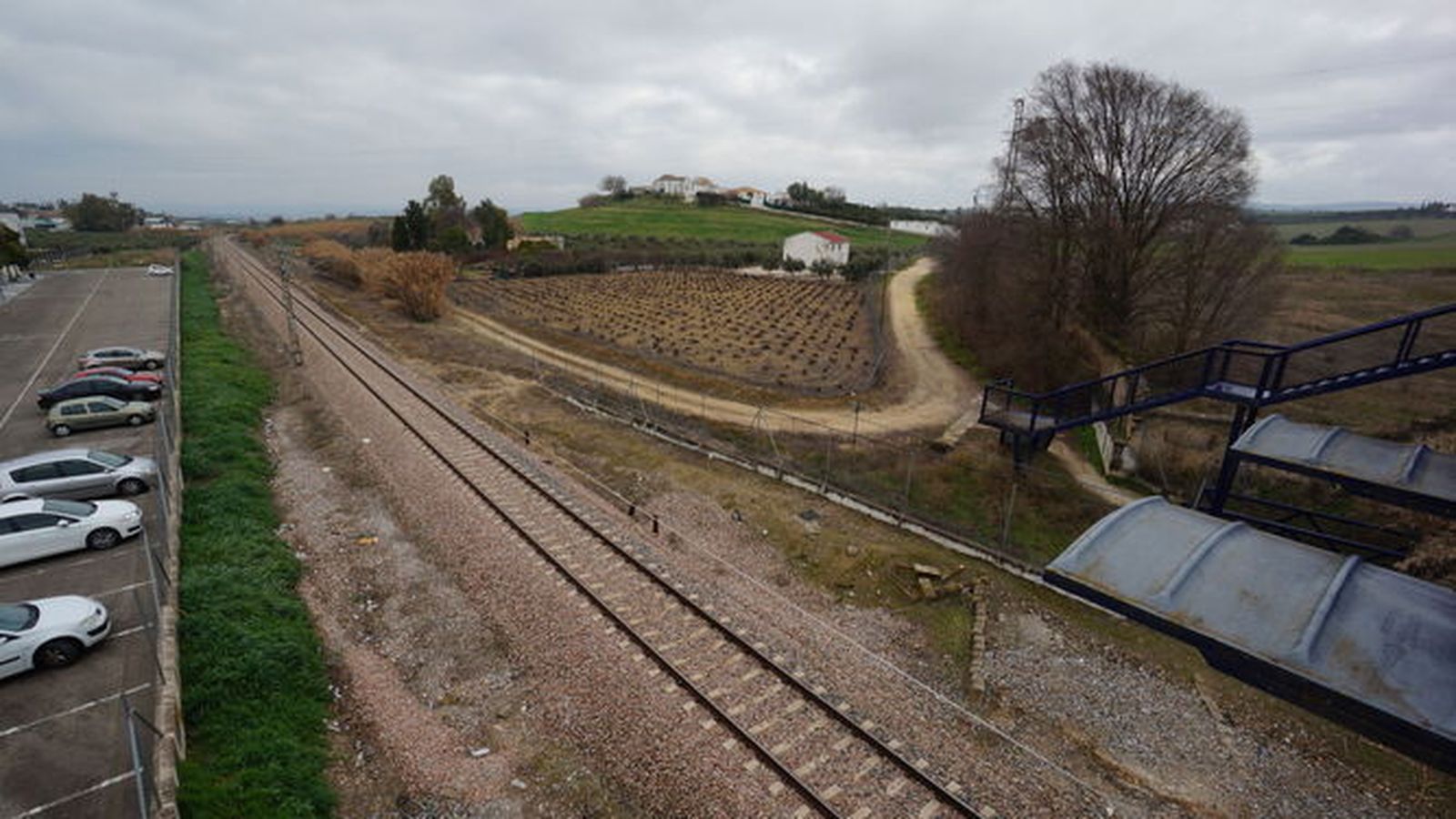 Vía férrea que une Jaén con Cádiz.