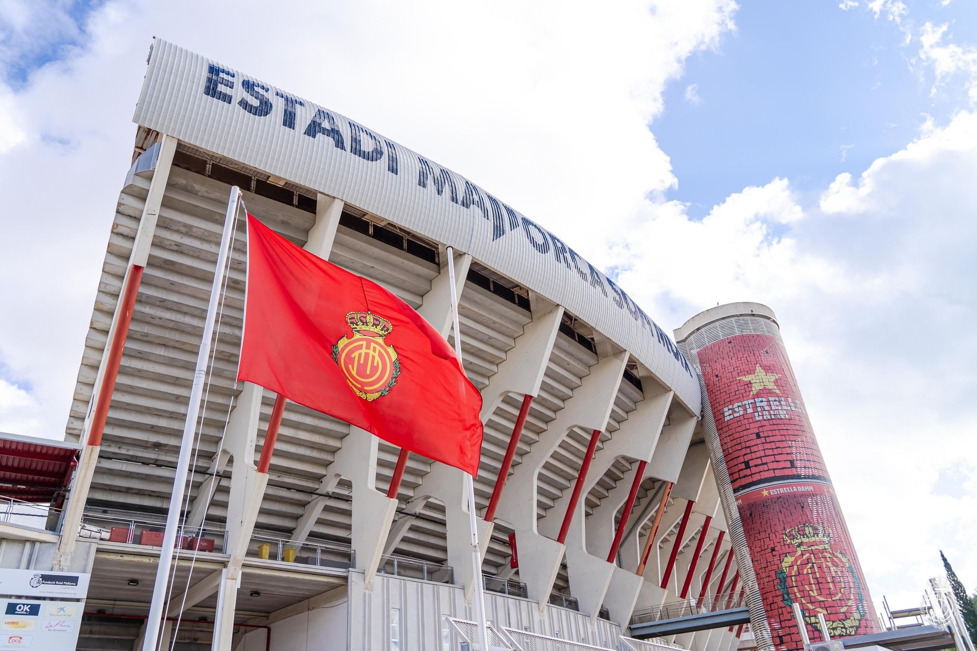 Exterior del estadio del Mallorca.