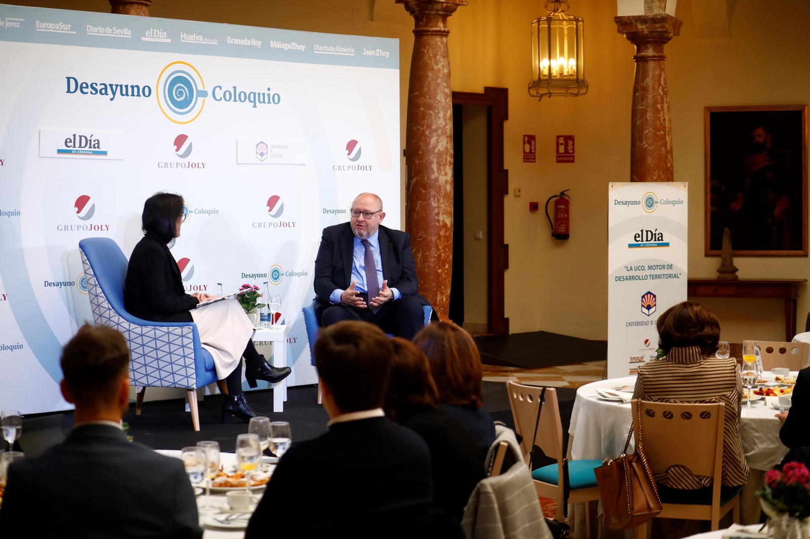 El rector de la Universidad de Córdoba, Manuel Torralbo, habla sobre los centros territoriales