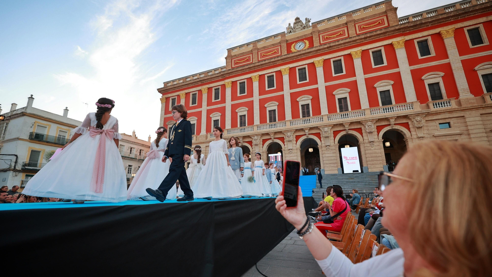 La pasarela de Acosafe, en la plaza del Rey.
