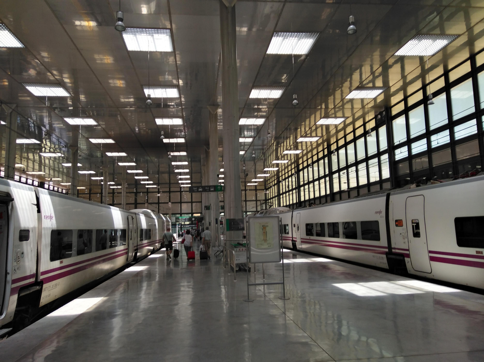 Estación de Renfe en Cádiz.