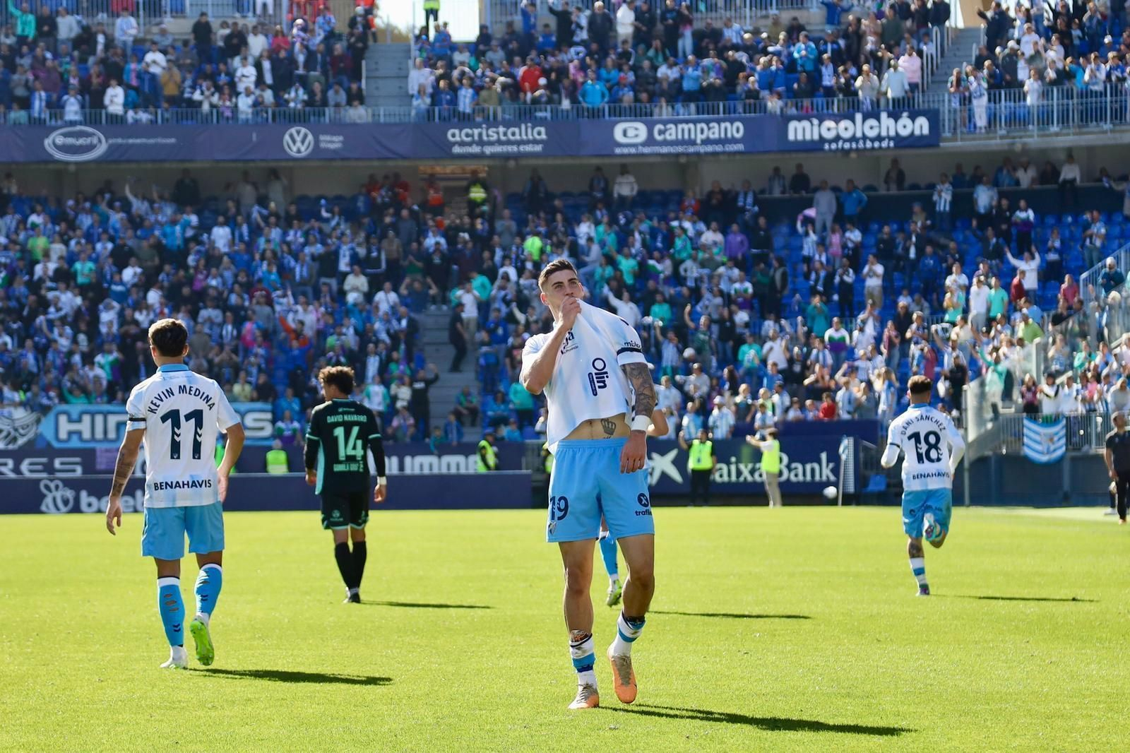 El Málaga CF - Atlético Baleares, en fotos
