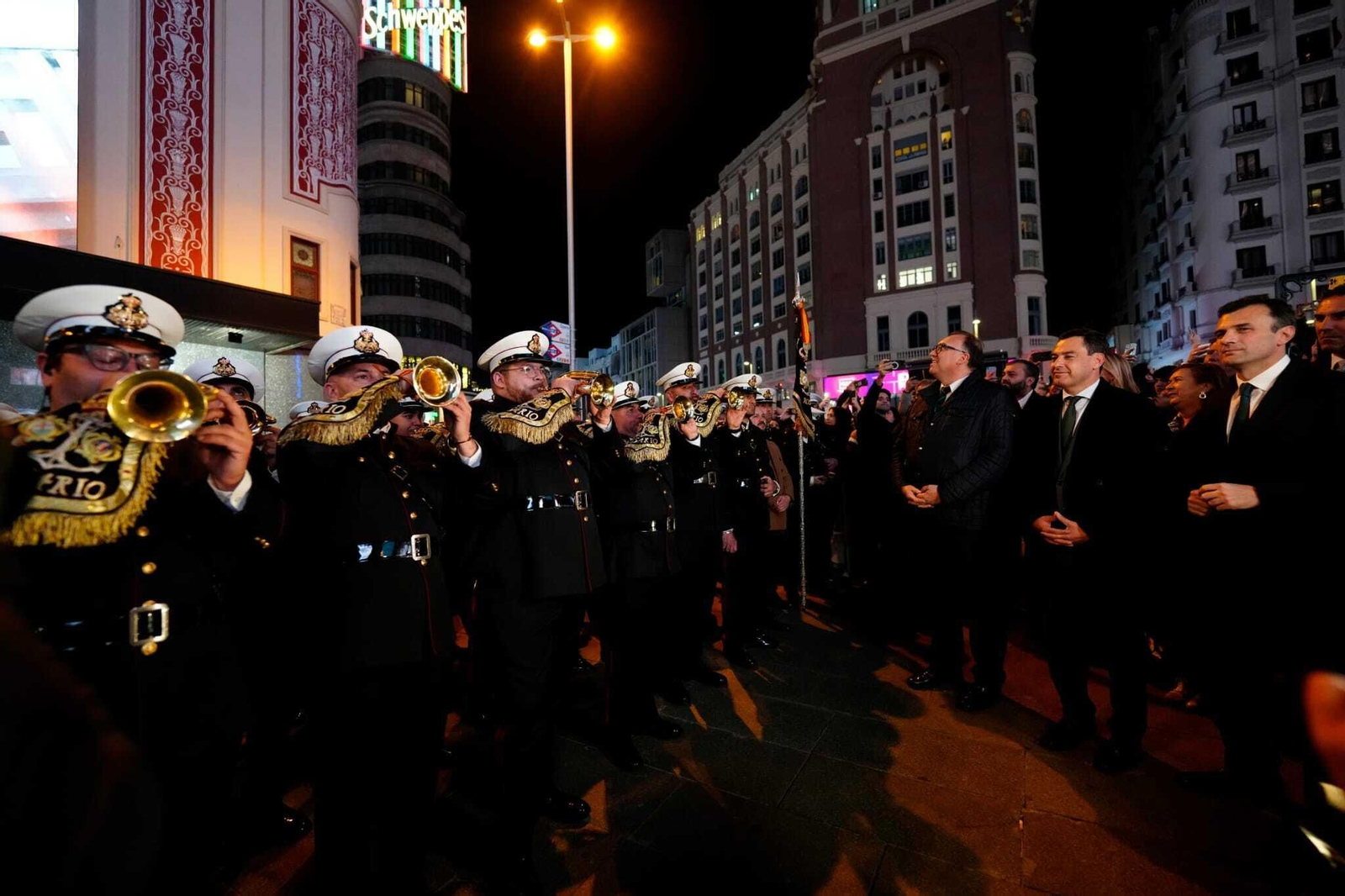 La Banda del Rosario actúa en el centro de Madrid
