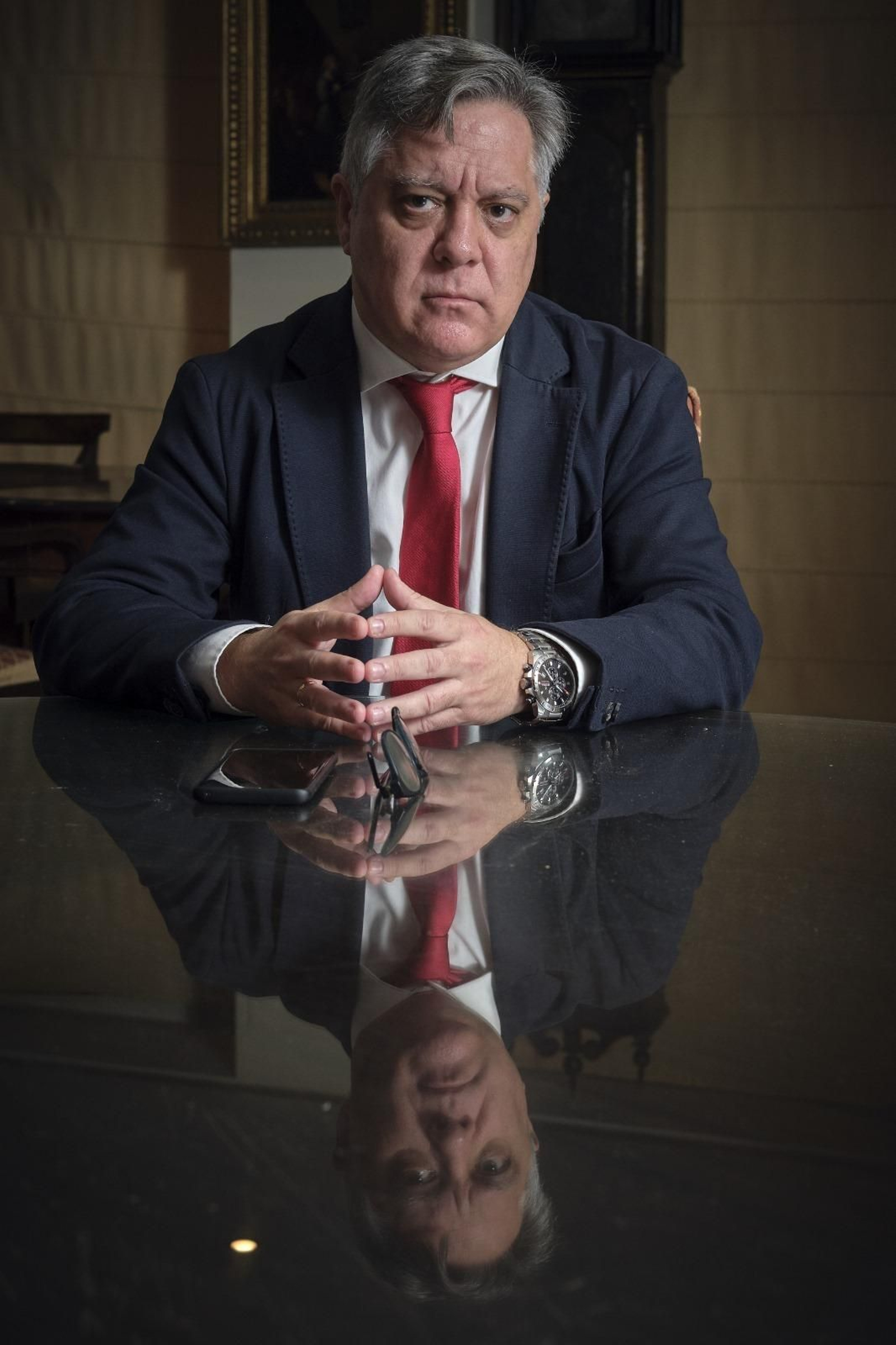 Óscar Torres, durante la entrevista concedida a Diario de Cádiz.