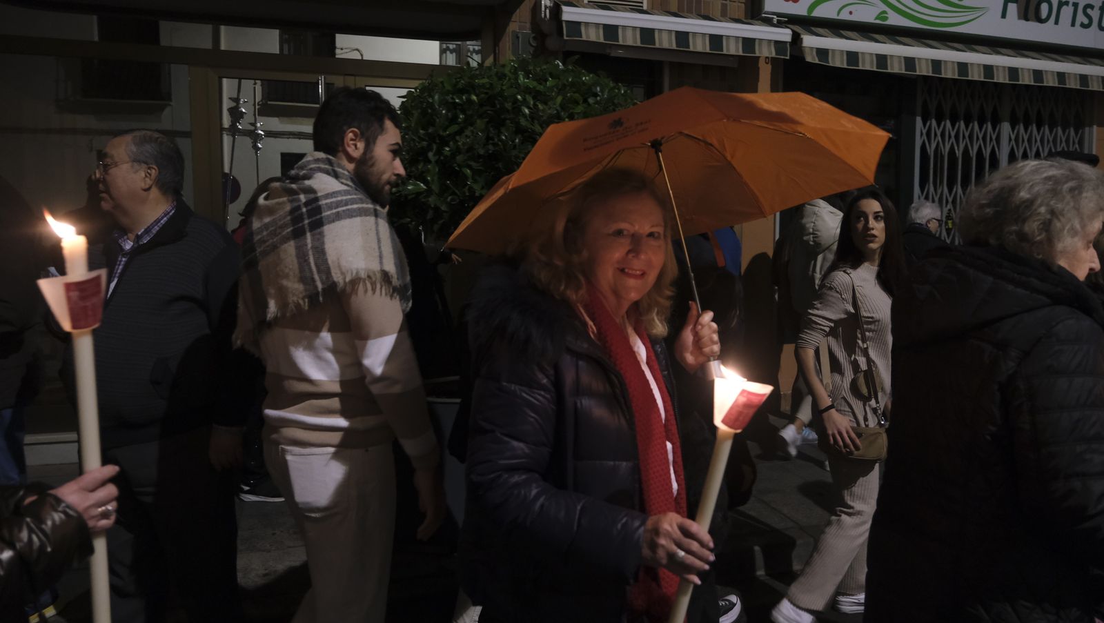 Imágenes de la misa y procesión de San Sebastián, en Almería