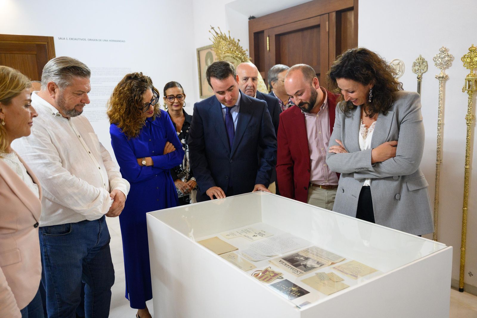 Un momento de la exposición.