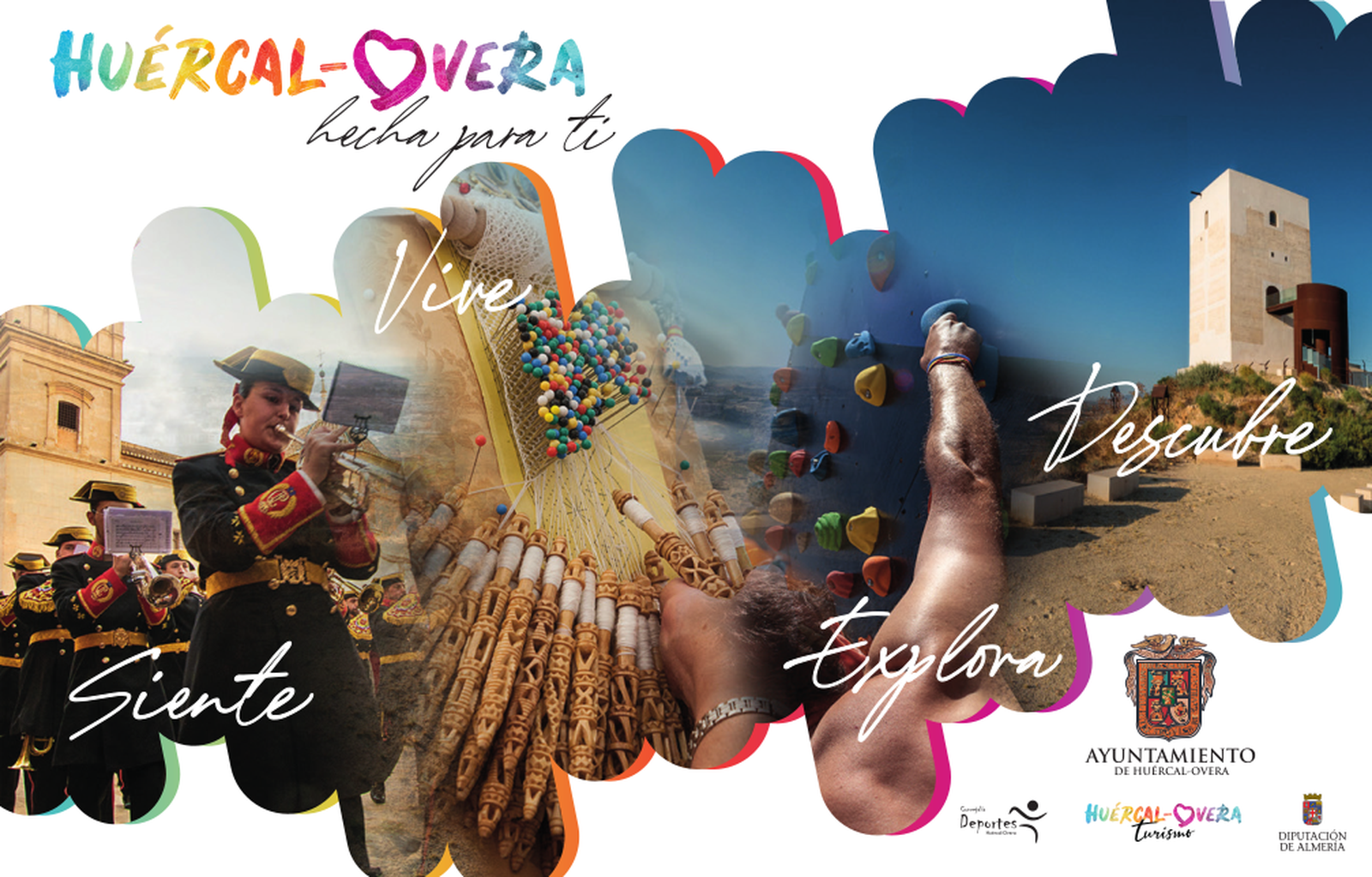 Cartel de la campaña promocional "Huércal-Overa hecha para ti" para FITUR.