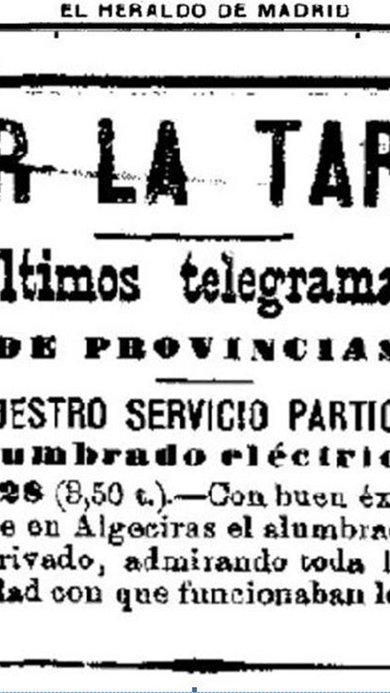 El Heraldo de Madrid 28 junio 1891 (Patricio Amo).