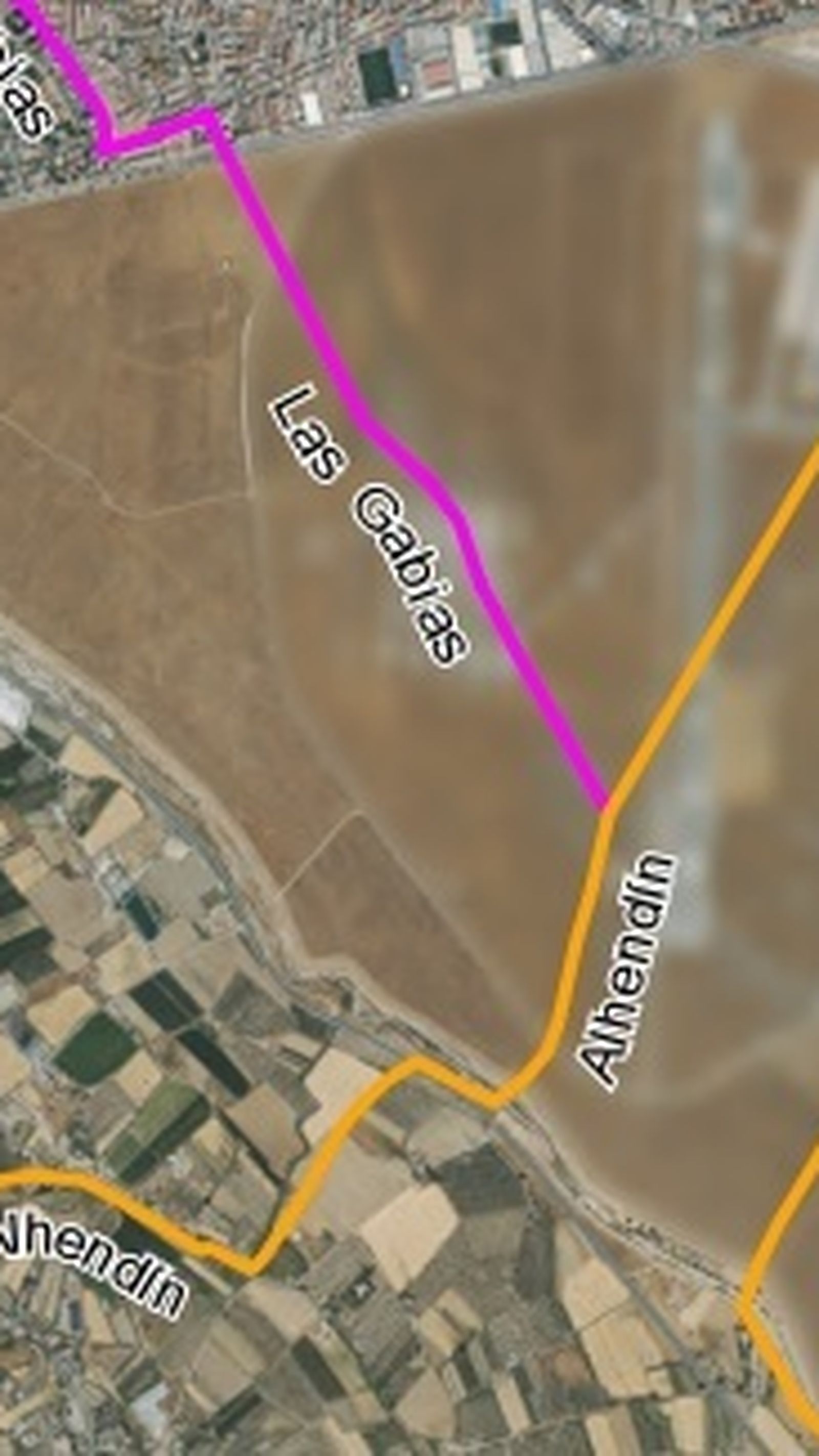 La base aérea, entre cinco municipios.