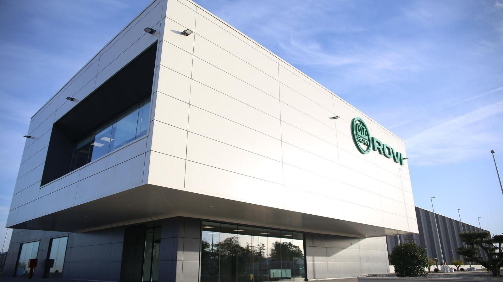 Aspecto exterior de la planta de Laboratorios Rovi en Escúzar.