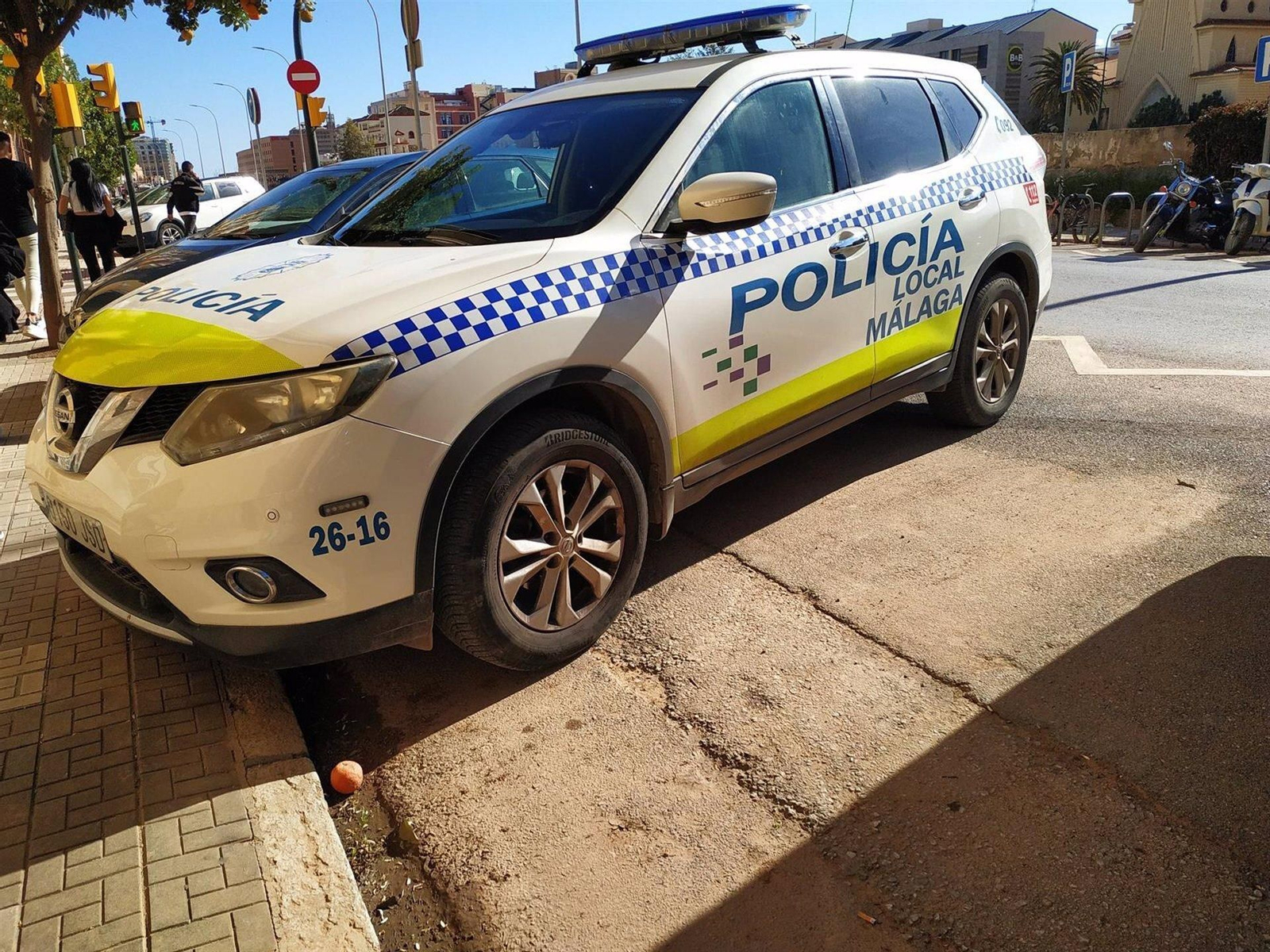 Un vehículo de la Policía Local de Málaga